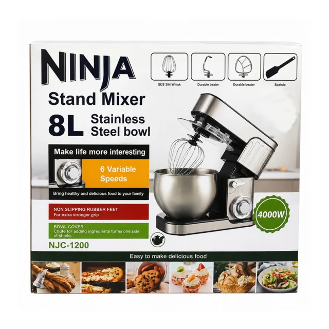 همزن کاسه‌دار 8 لیتری مدل  NJC-1200نینجا 101752360
