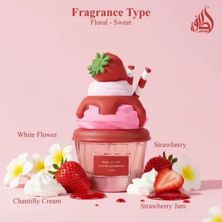 ادوپرفیوم زنانه لطافه مدل بری آن تاپ با رایحه گرم حجم 75 میلی‌لیتر 45654565