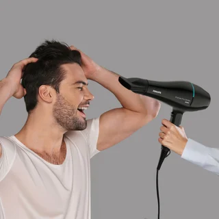 سشوار حرفه‌ای 2100 وات فیلیپس مدل BHD272، موتور AC، وزن 780 گرم، دارای سری دیسپانسر با ویژ 101741641