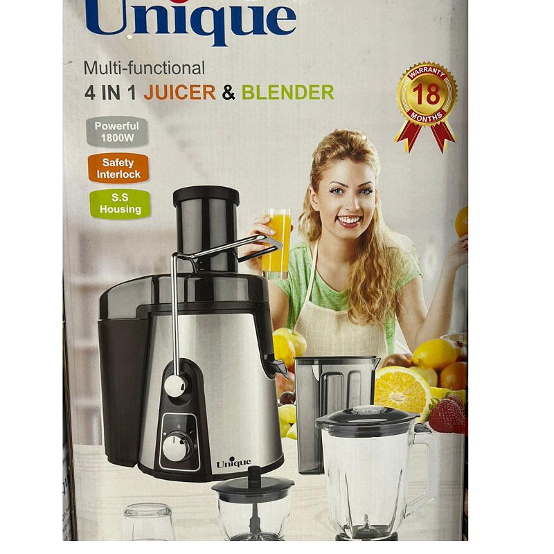 آبمیوه گیری چهار کاره یونیک